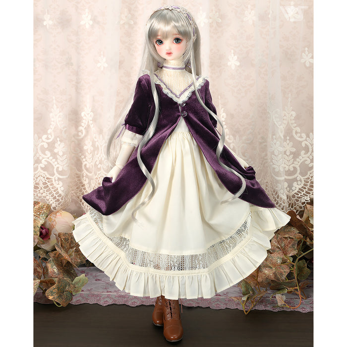 Velour Dress (Violet)