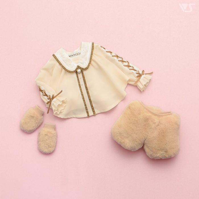 Fluffy Animal Set / Mini (Latte)
