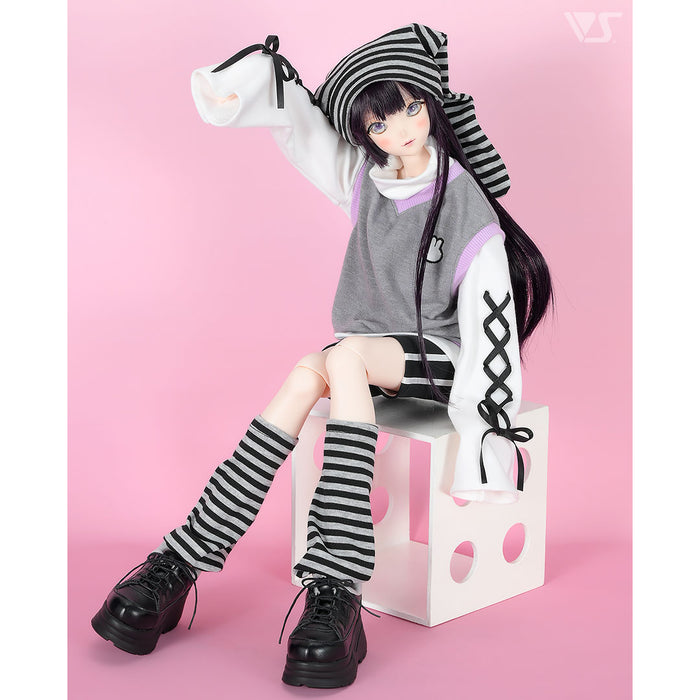 Rabbit Ears Hat & Leg Covers Set (Gray)
