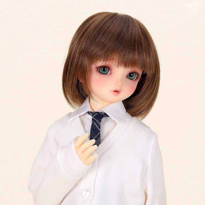 High School Girl Set / Mini (White / Navy)