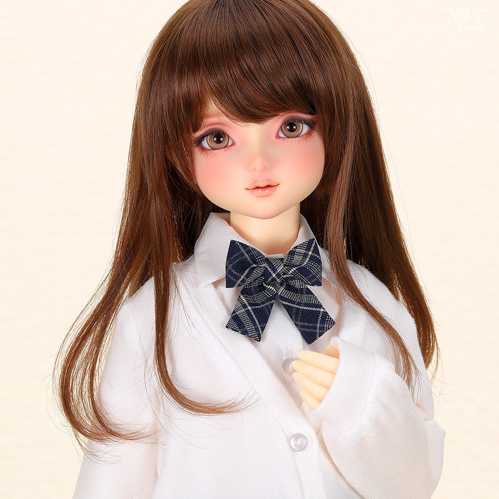 High School Girl Set (White / Navy)