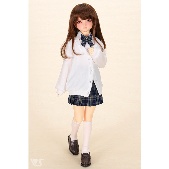 High School Girl Set (White / Navy)