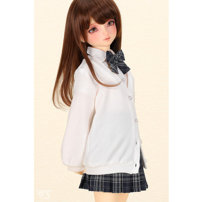 High School Girl Set (White / Navy)