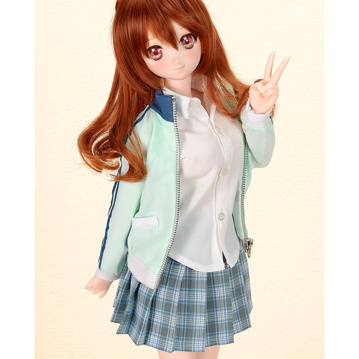 Plaid Skirt (Pale Blue)