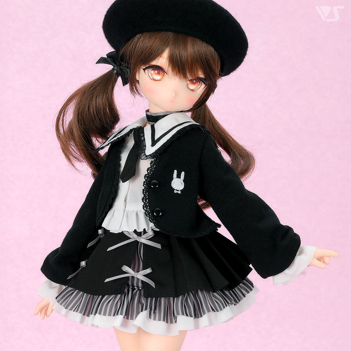 Rabbit Embroidery Knit Bolero / Mini