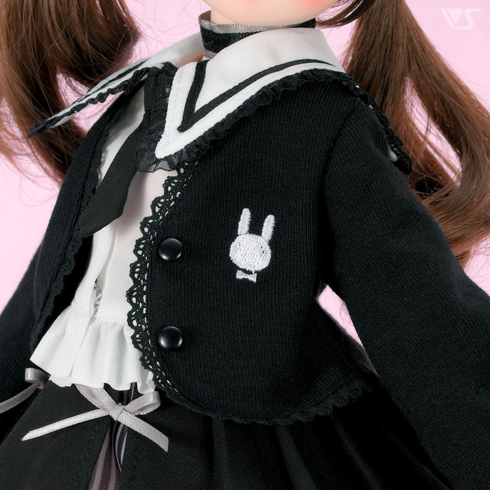 Rabbit Embroidery Knit Bolero / Mini