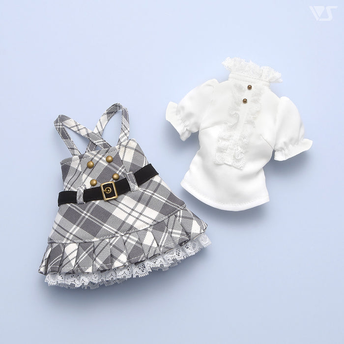 Suspender Mini Skirt Set / Chimikko & Mini (Gray)