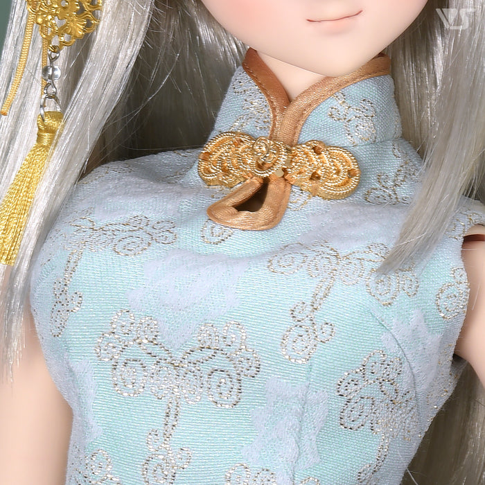 Peppermint Chinoiserie Dress (SS~M Bust)