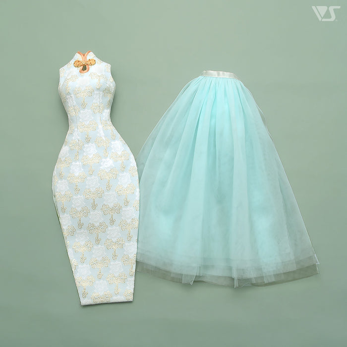 Peppermint Chinoiserie Dress (SS~M Bust)