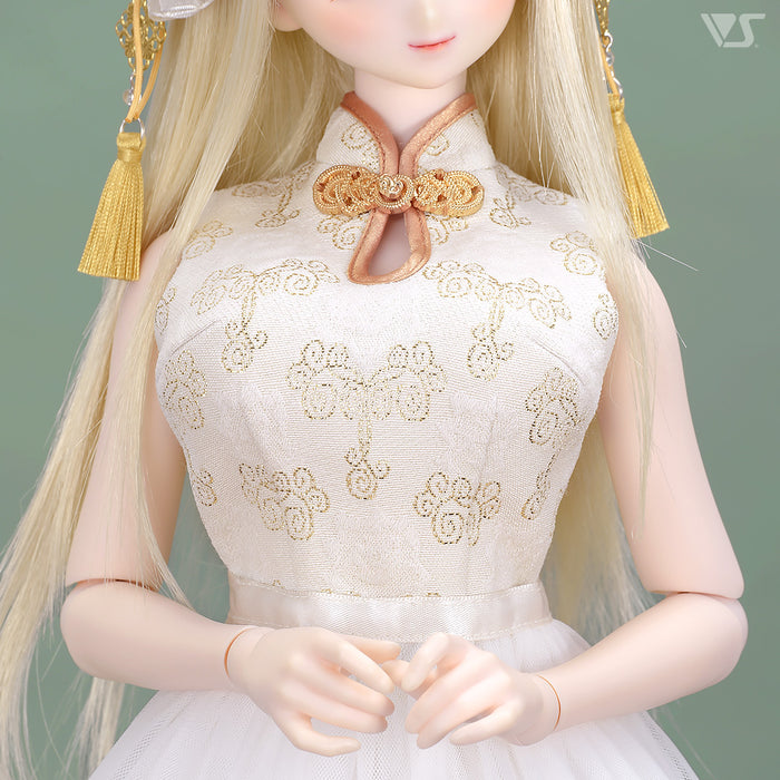 White Peony Chinoiserie Dress (L Bust / DDdy)