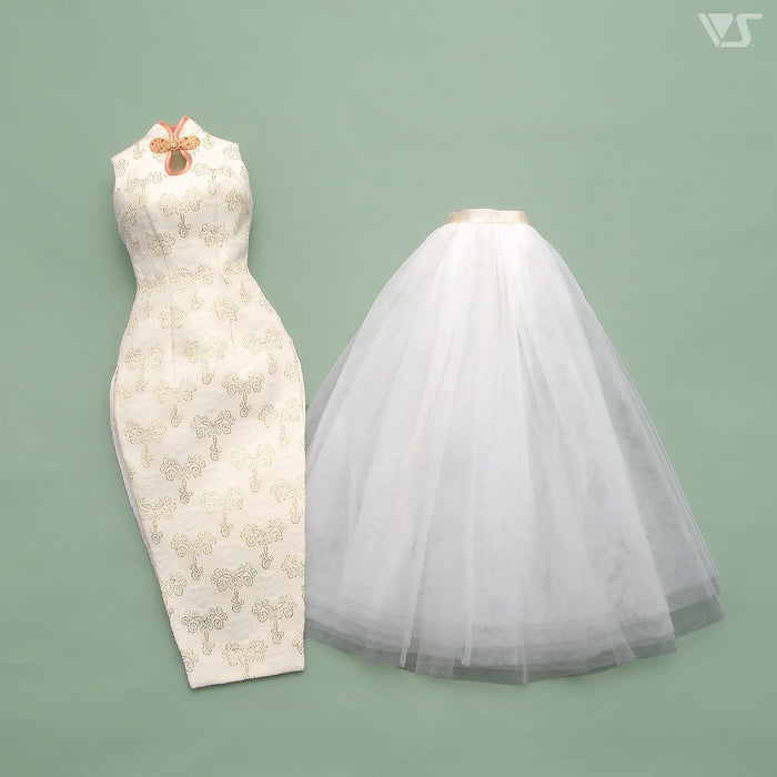 White Peony Chinoiserie Dress (L Bust / DDdy)