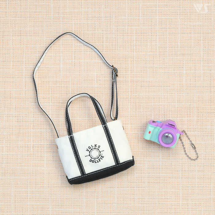 Bicolor Tote Bag (Black) & Camera Set