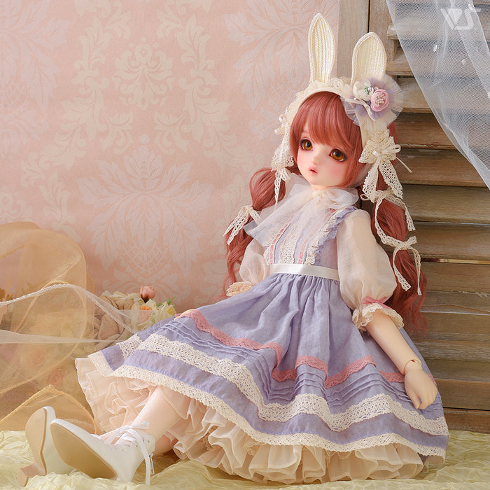Organdy Pompon Skirt (Ecru)