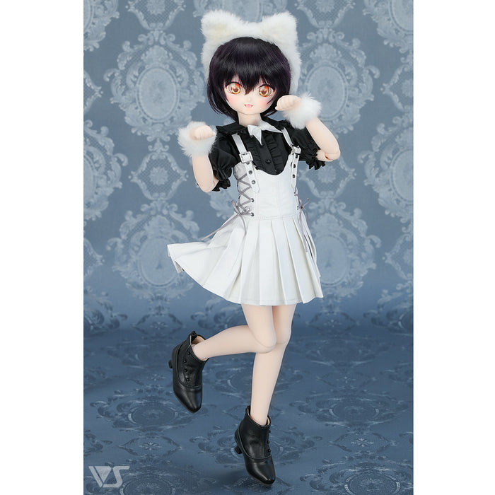 Cat Ears Headdress & Cuffs Set (White)