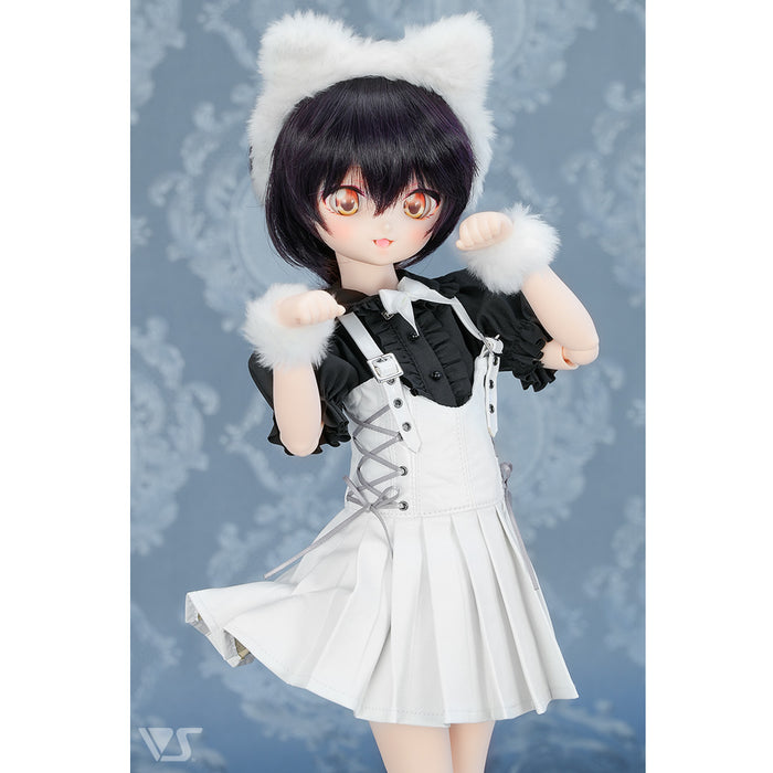 Cat Ears Headdress & Cuffs Set (White)