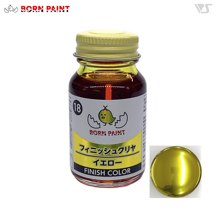 [Discount] [Bottling Error 20ml]  Born Paint 018 Finish Clear Color Yellow