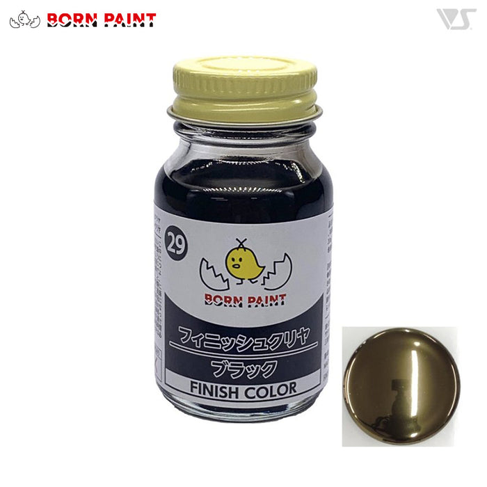 [Discount] [Bottling Error 20ml]  Born Paint 029 Finish Clear Color Black