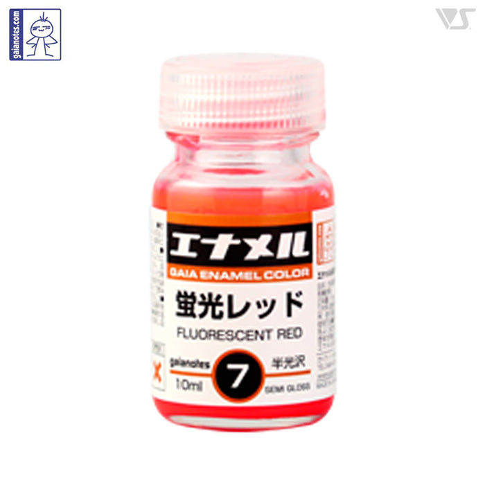 Gaia Enamel Color GE007 Fluorescent Red