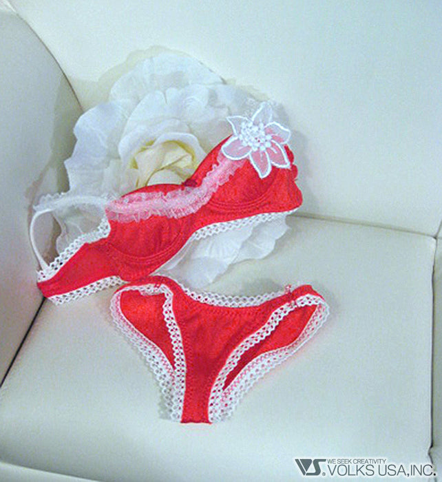Poinsettia Motif Bra & Panties (SD)