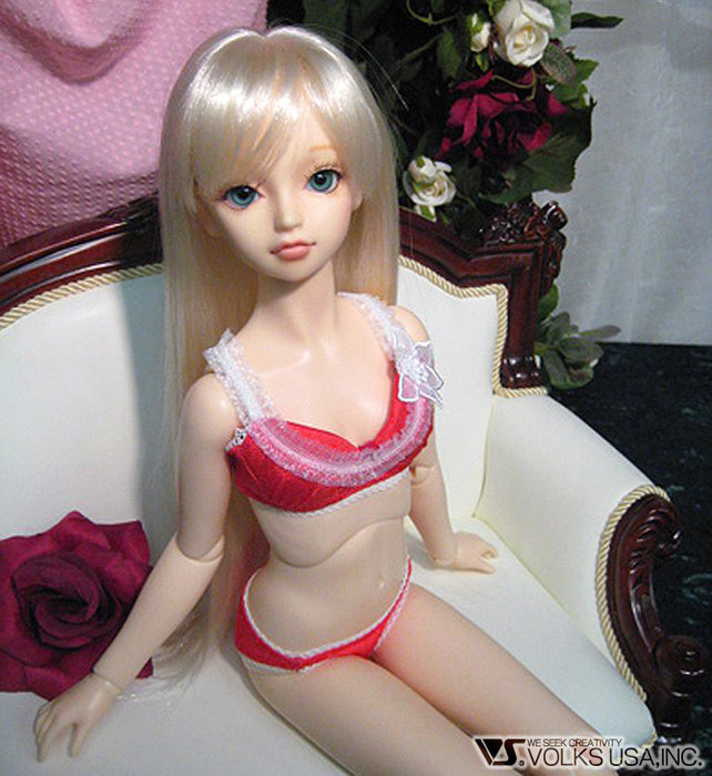 Poinsettia Motif Bra & Panties (SD)