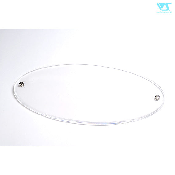 ZM Acrylic Base (Oval/Beveled/Clear) [Nakayoshi Base]