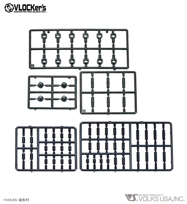 VLOCKer's JOINT SET 3R (Black Ver.)