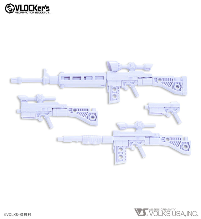 A.M. Soldier Armor III Gun & Chainsaw (White ver.)