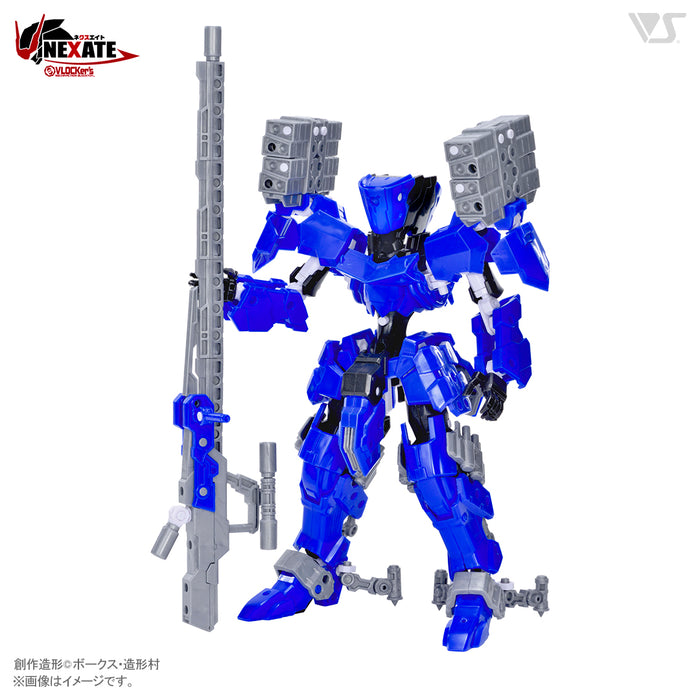 VLOCKer's NEXATE PRIME Long-Distance Shooting Type: V-LAST Armor Parts Set (Black / Blue ver.)