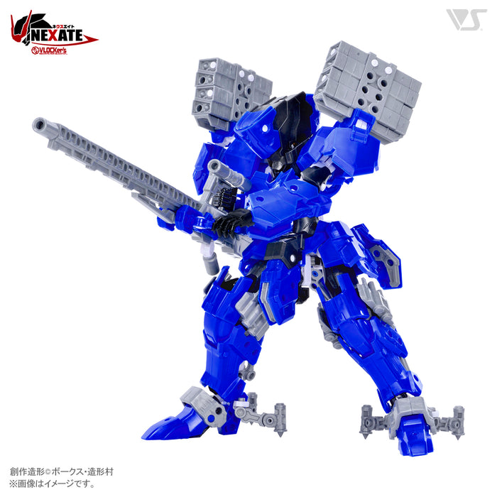 VLOCKer's NEXATE PRIME Long-Distance Shooting Type: V-LAST Armor Parts Set (Black / Blue ver.)
