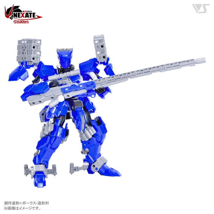 VLOCKer's NEXATE PRIME Long-Distance Shooting Type: V-LAST Armor Parts Set (Black / Blue ver.)