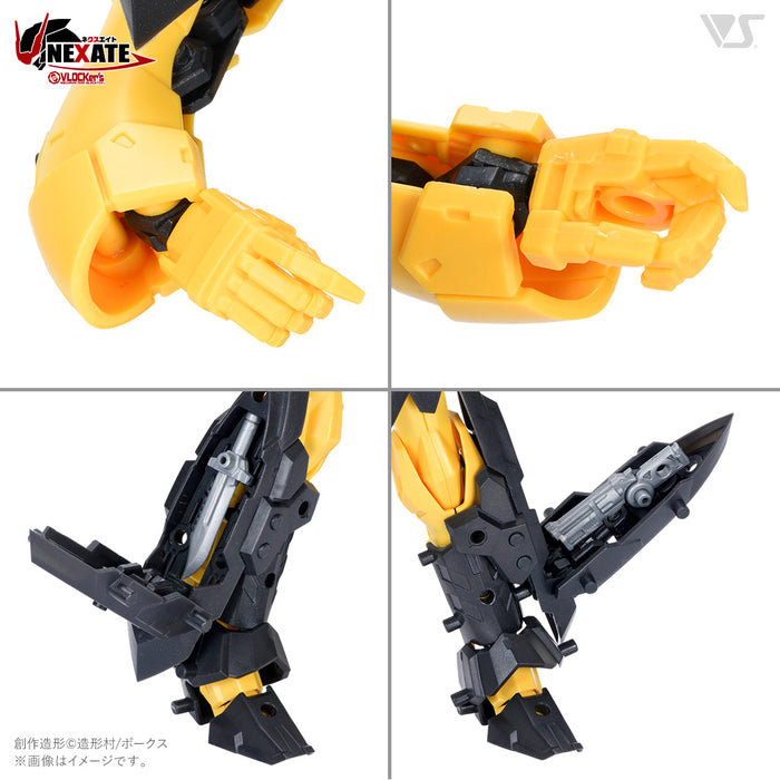 VLOCKer's NEXATE PRIME Short-Range Combat Type: V-LITZ Armor Parts Set (Yellow / Black ver.)