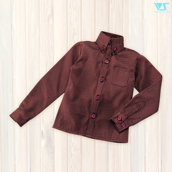 SD16B Shirt (Black Red Pinstripe)