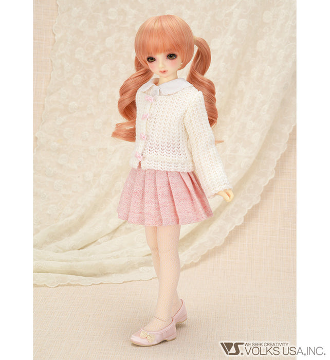 Pleated Skirt / Mini (Pink)
