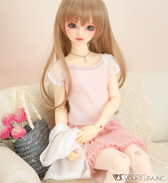 Shell Pink Skirt Set