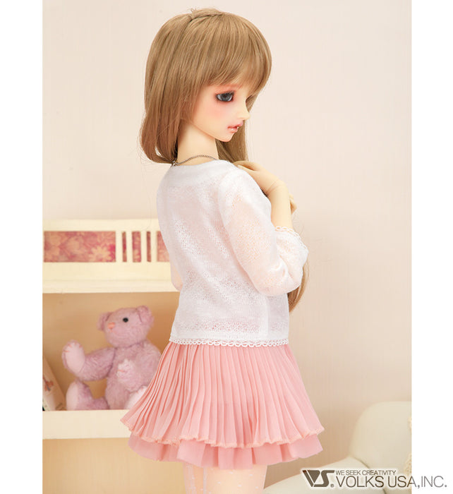 Shell Pink Skirt Set