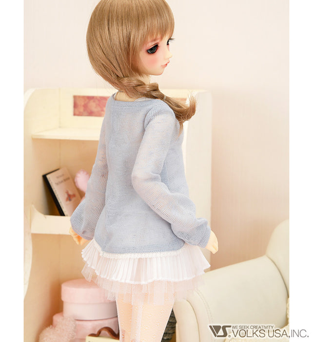 Chic Blue Knit Set