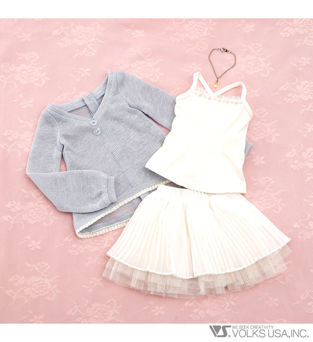 Chic Blue Knit Set
