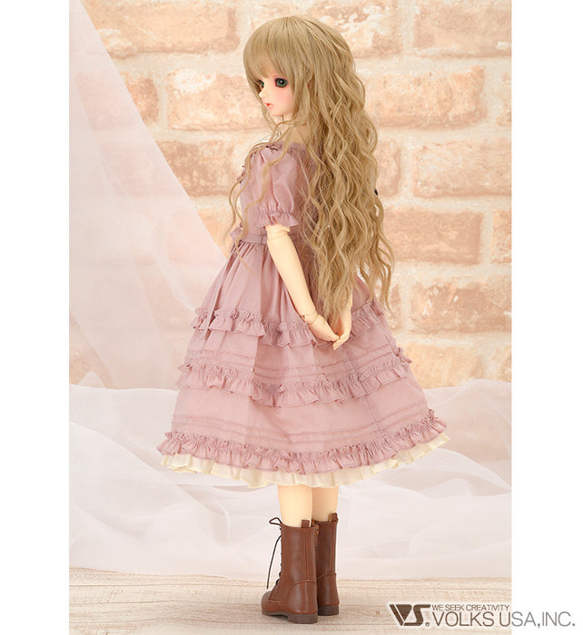 Dreaming Girl Dress (Mauve Pink)