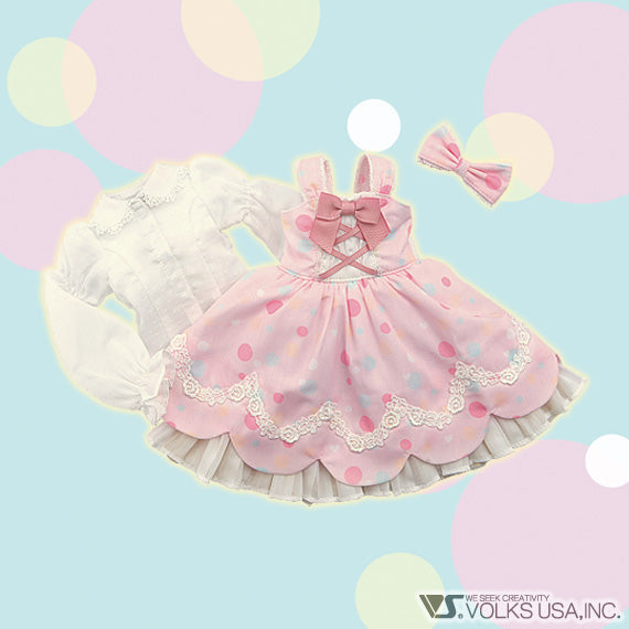 Colorful Polka Dot Lolita / Mini (Pink)