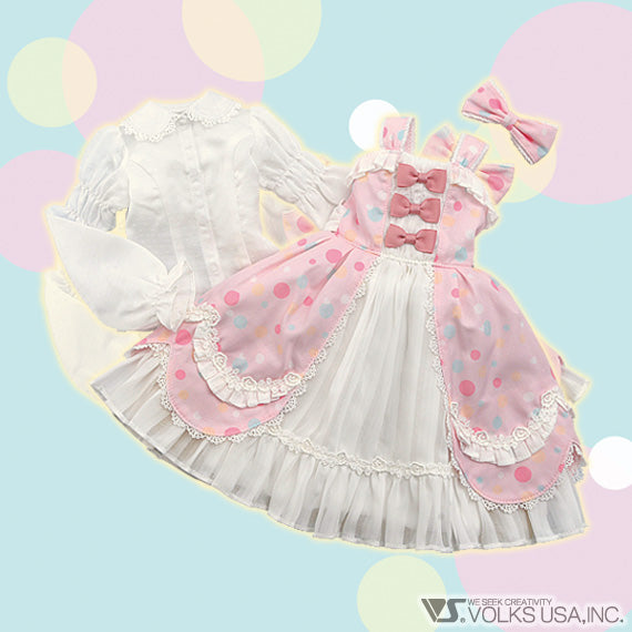 Colorful Polka Dot Lolita (Pink)