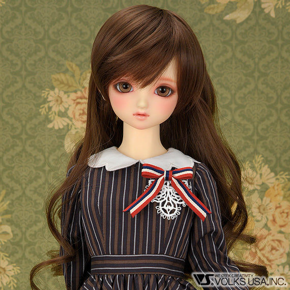 Striped Dress Set (Cream)