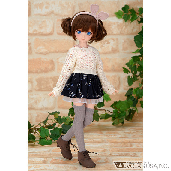 Lace Knit Set (White) / Mini