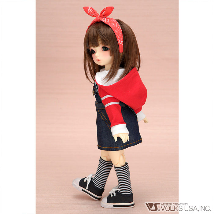 Hoodie & Overall Skirt Set / Chibi