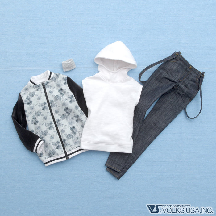 Flower Printed Bomber Jacket Set / Men
