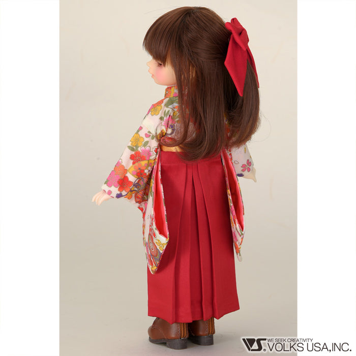 Hakama Set / Chibi (Dark Red)