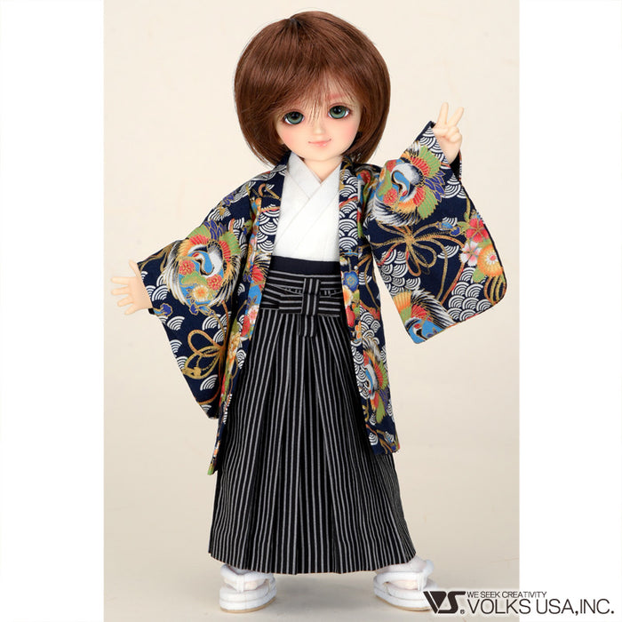 Haori and Hakama Set / Chibi (Navy)
