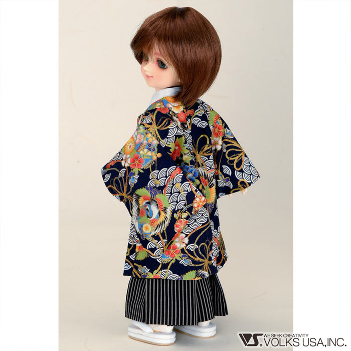 Haori and Hakama Set / Chibi (Navy)