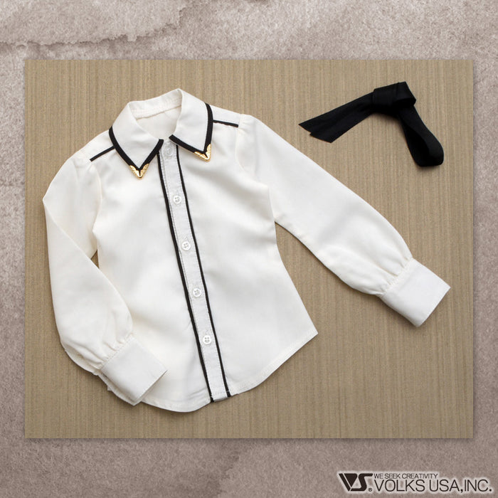 Black Ribbon Blouse / L