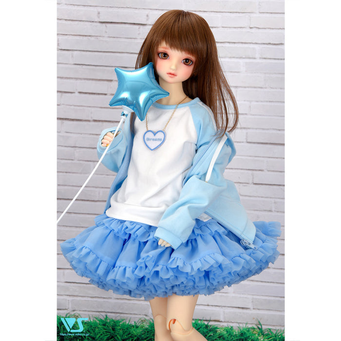 Pompon Skirt (Blue)
