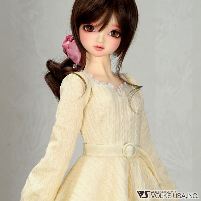 Ivory Knit Dress Set